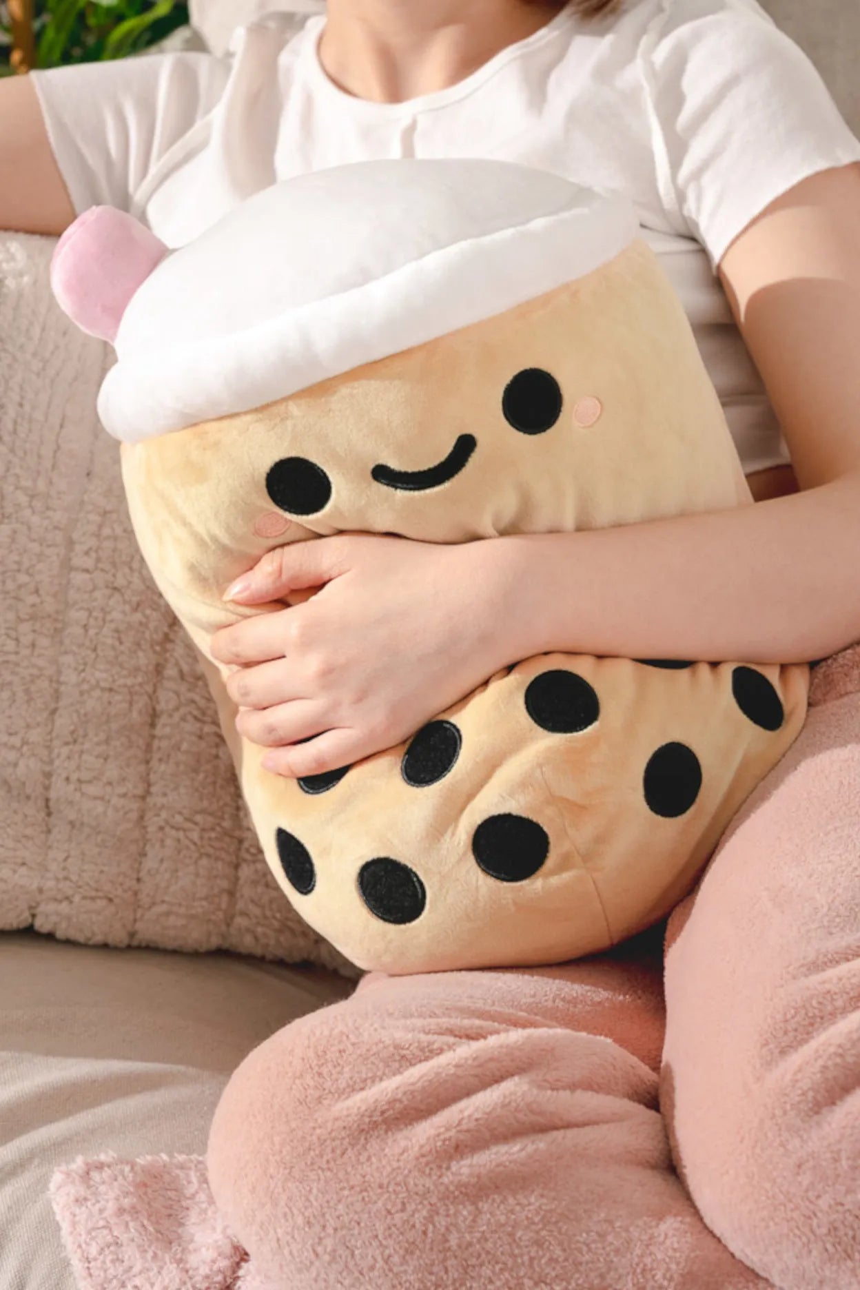 Pearl Boba Tea Mochi Plush