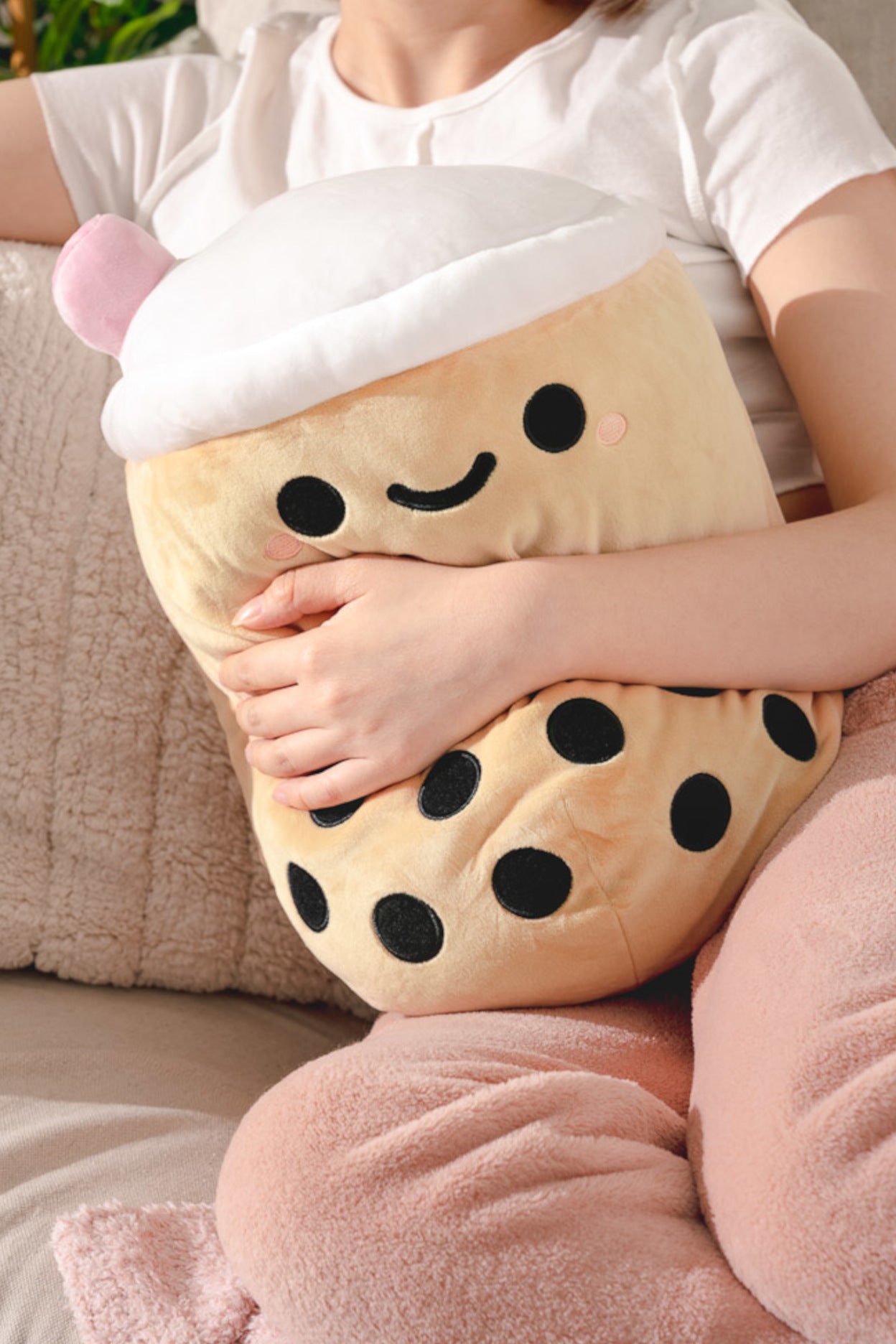 Pearl Boba Tea Mochi Plush