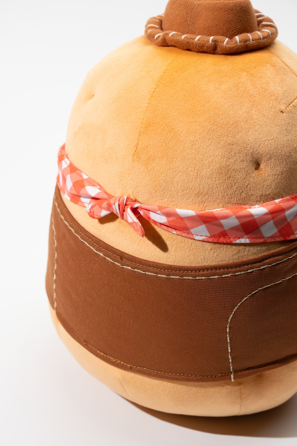 Gingham Cowboy Tayto Potato Midi Mochi Plush