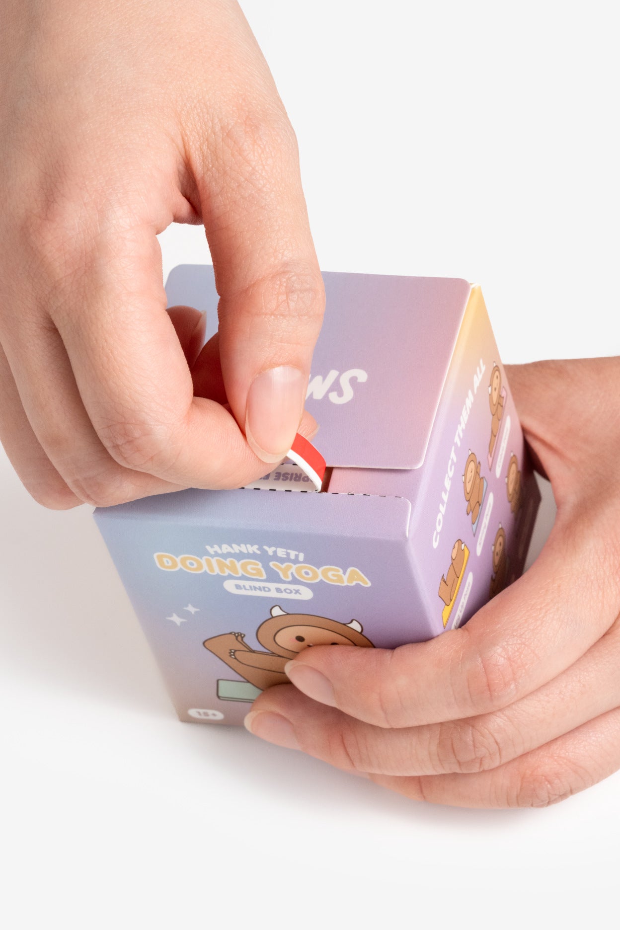 Hank Yeti Doing Yoga Blind Box Figure