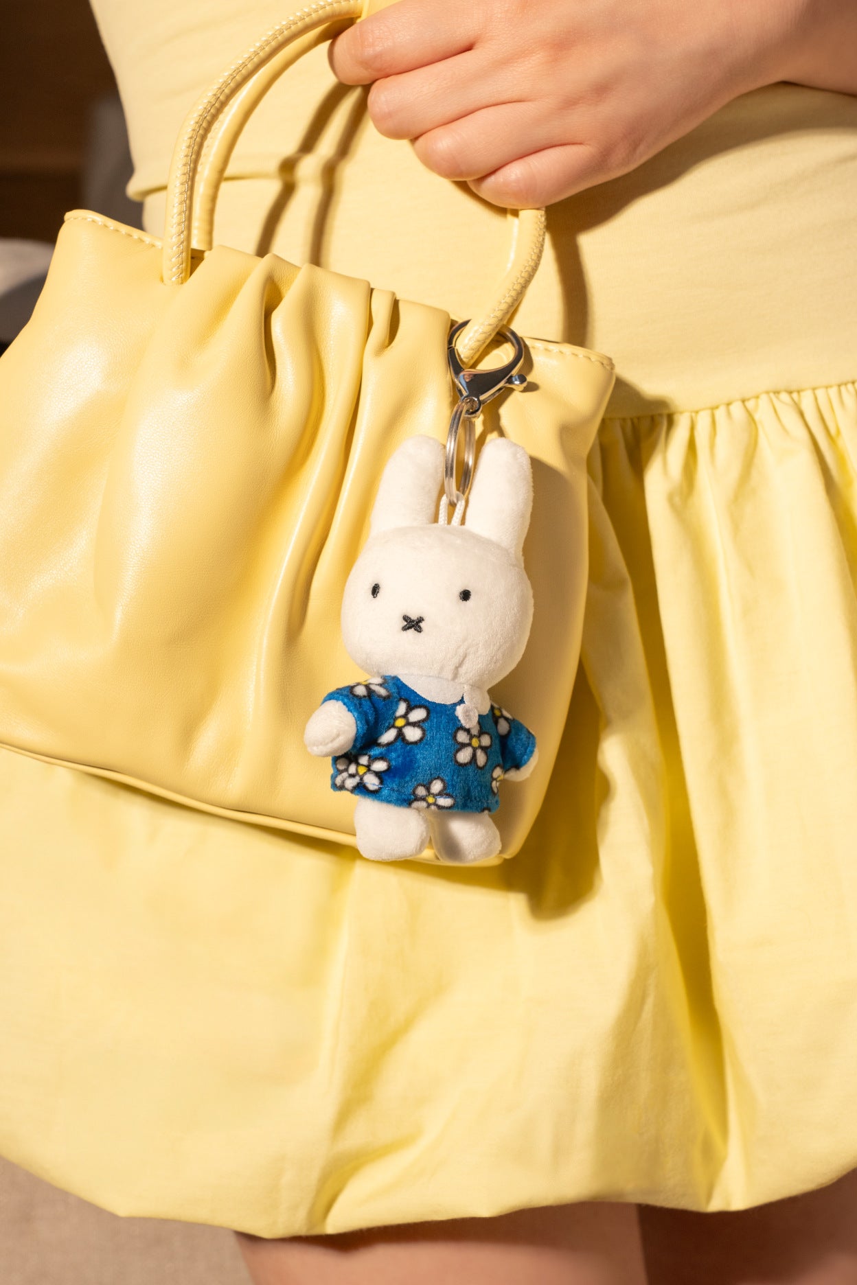 Smoko Miffy Blue Daisy Bag Charm