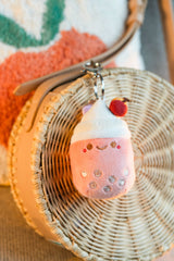 Pearl Boba Colada Bag Charm