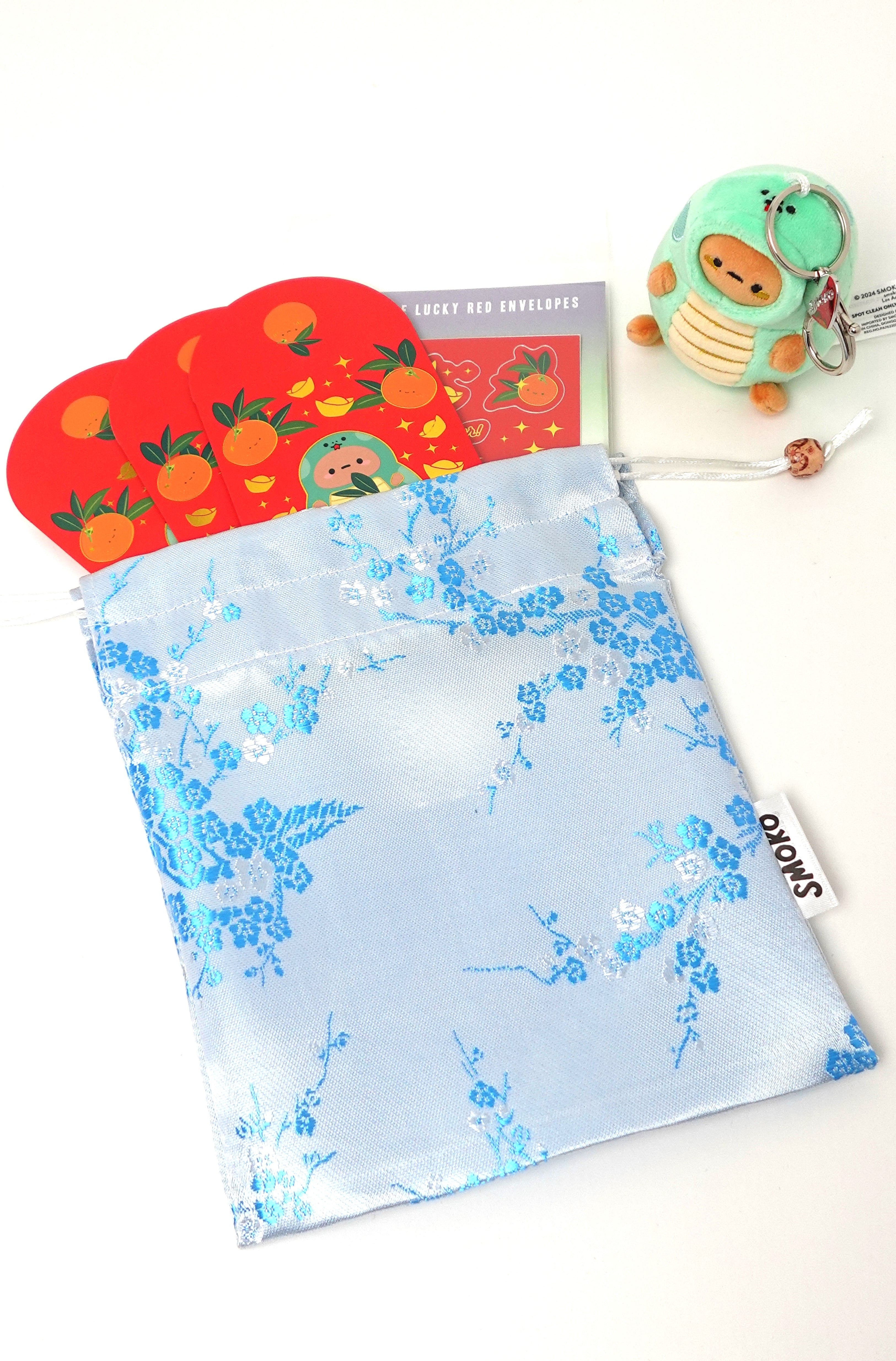 Snake Tayto Potato Bag Charm + Red Envelope Lunar New Year Bundle