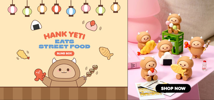 Hank Yeti Eats Street Food Blind Box
