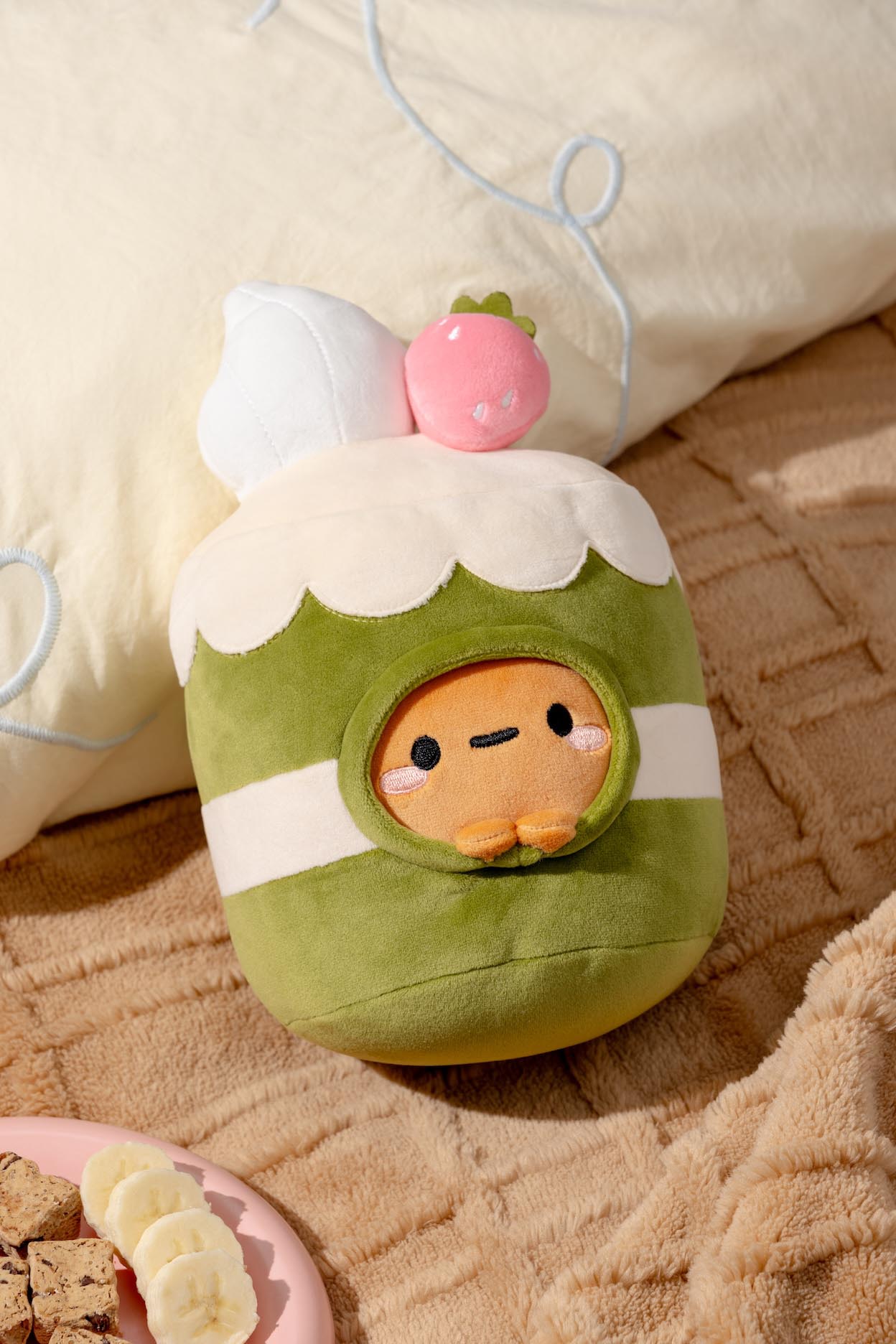 Matcha Cake Tayto Potato Midi Mochi Plush