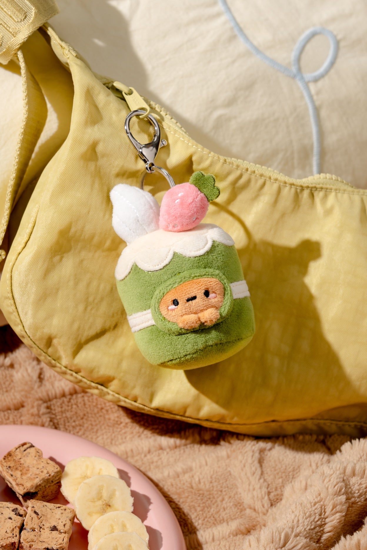 Matcha Cake Tayto Potato Bag Charm