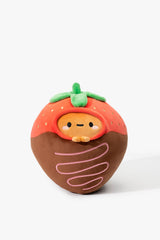 Chocolate Strawberry Tayto Potato Midi Mochi Plush