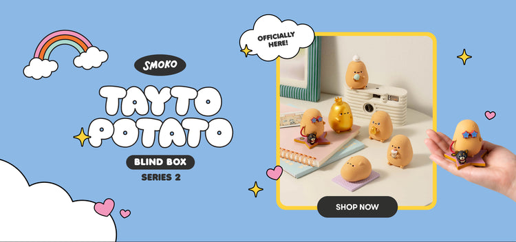 Smoko Tayto Potato Blind Box Series 2. Officially here! Shop now.