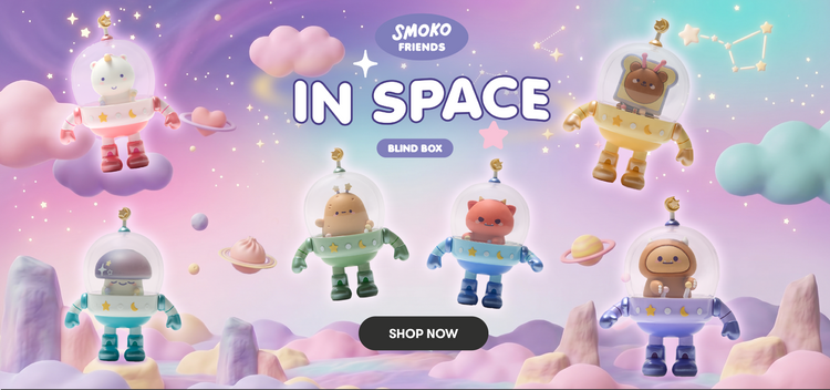 Smoko Friends in Space Blind Box. Shop Now.