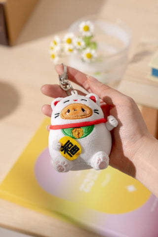 Lucky Cat Tayto Potato Plush Keychain (Preorder)